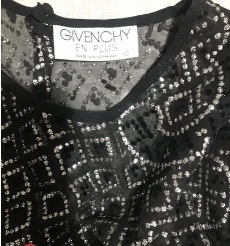 GIVENCHY vintage transparentna haljina