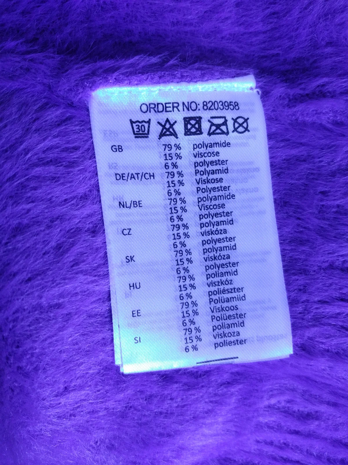Čupavi mekani đžemper tunika M NOVO