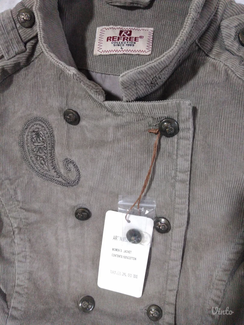 Jakna od somota sa vezom L NOVO