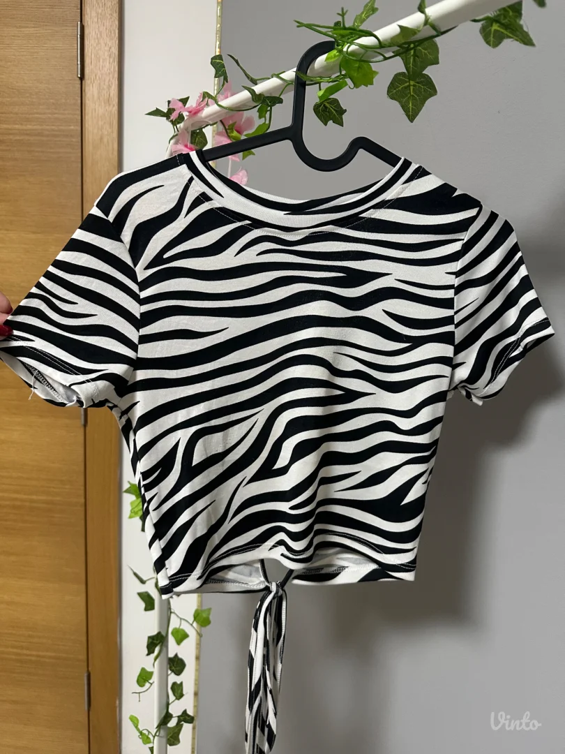 croptop zebra majica