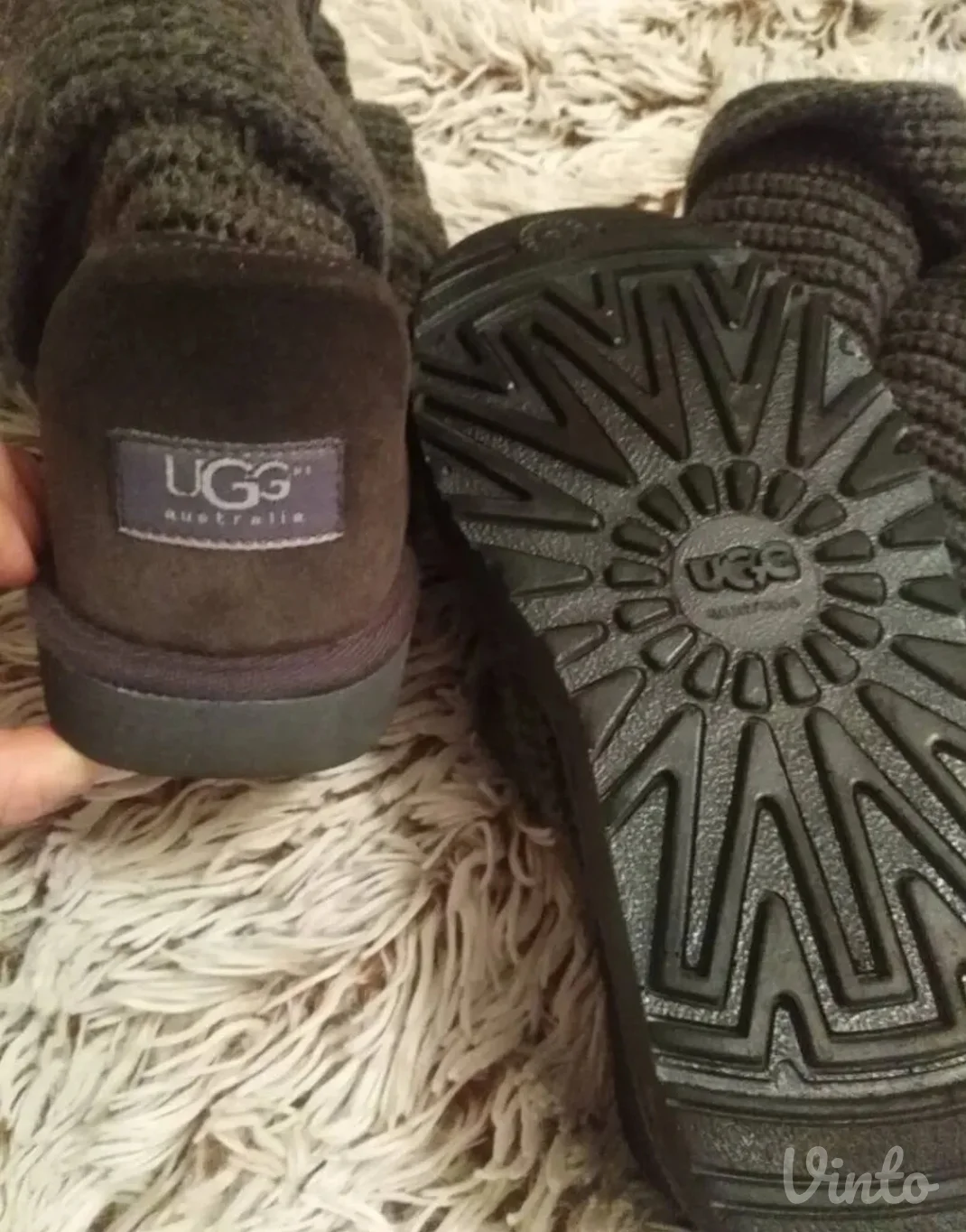 UGG cizme pletene 38
