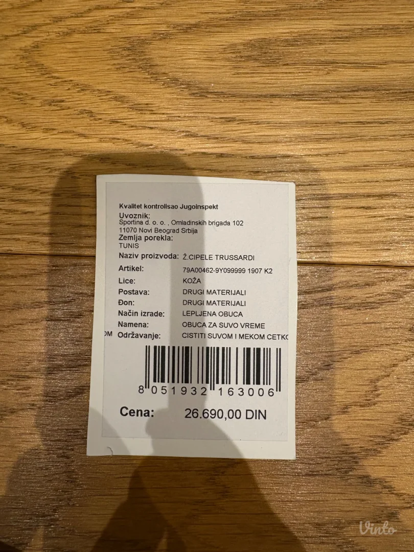 Trussardi salonke 39