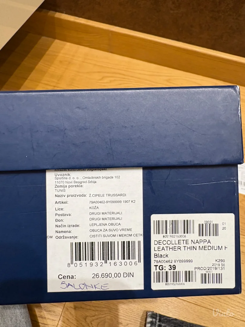 Trussardi salonke 39