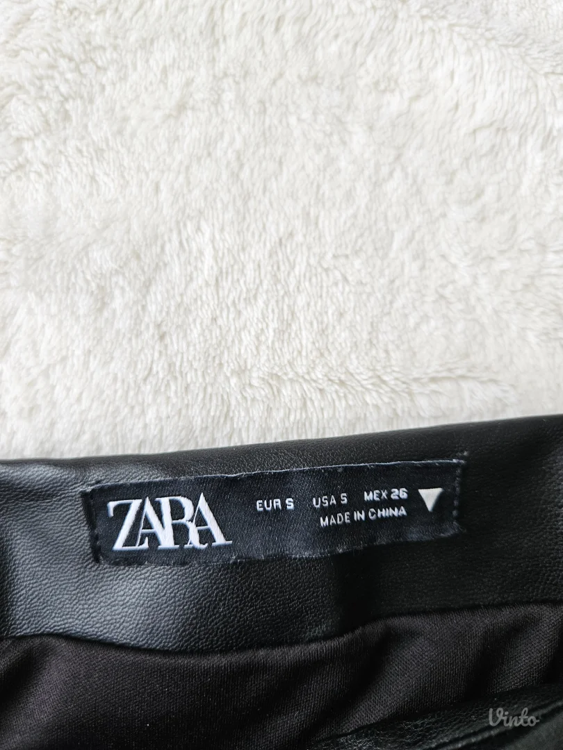 Zara - kožna suknja