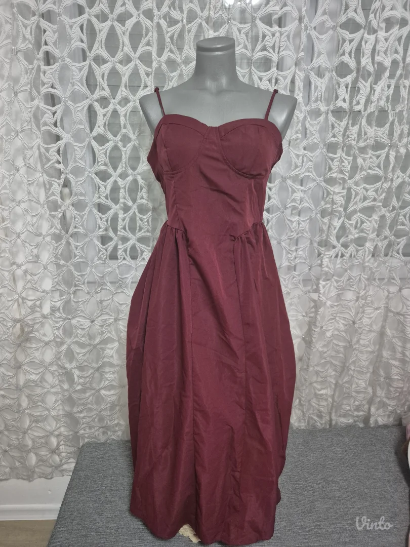 Bordo shein haljina SNIZENO