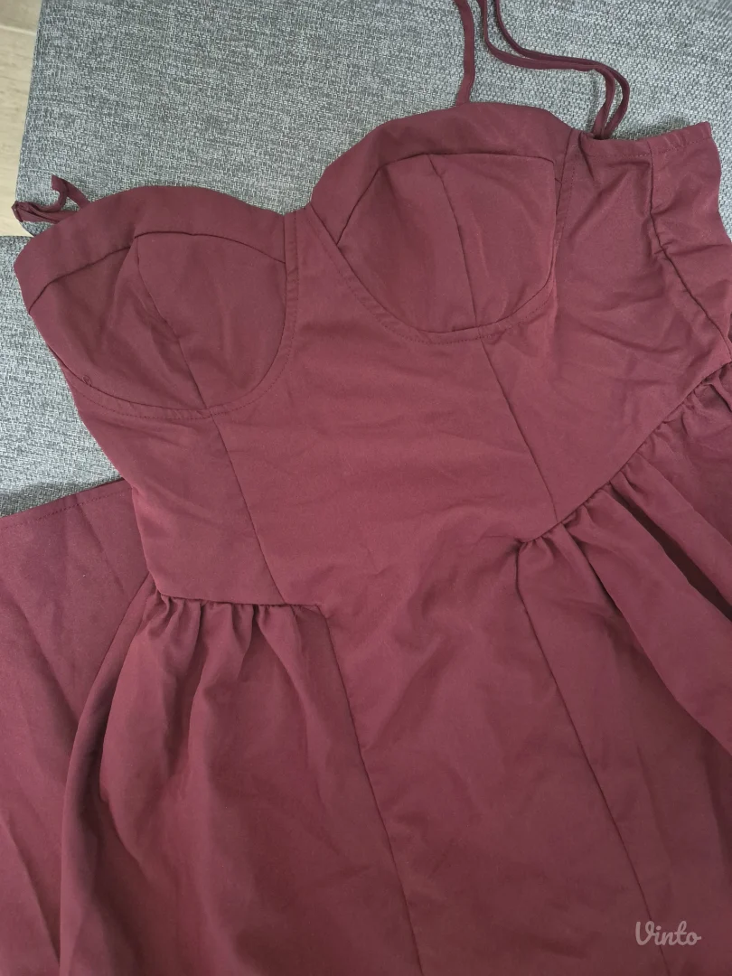 Bordo shein haljina SNIZENO