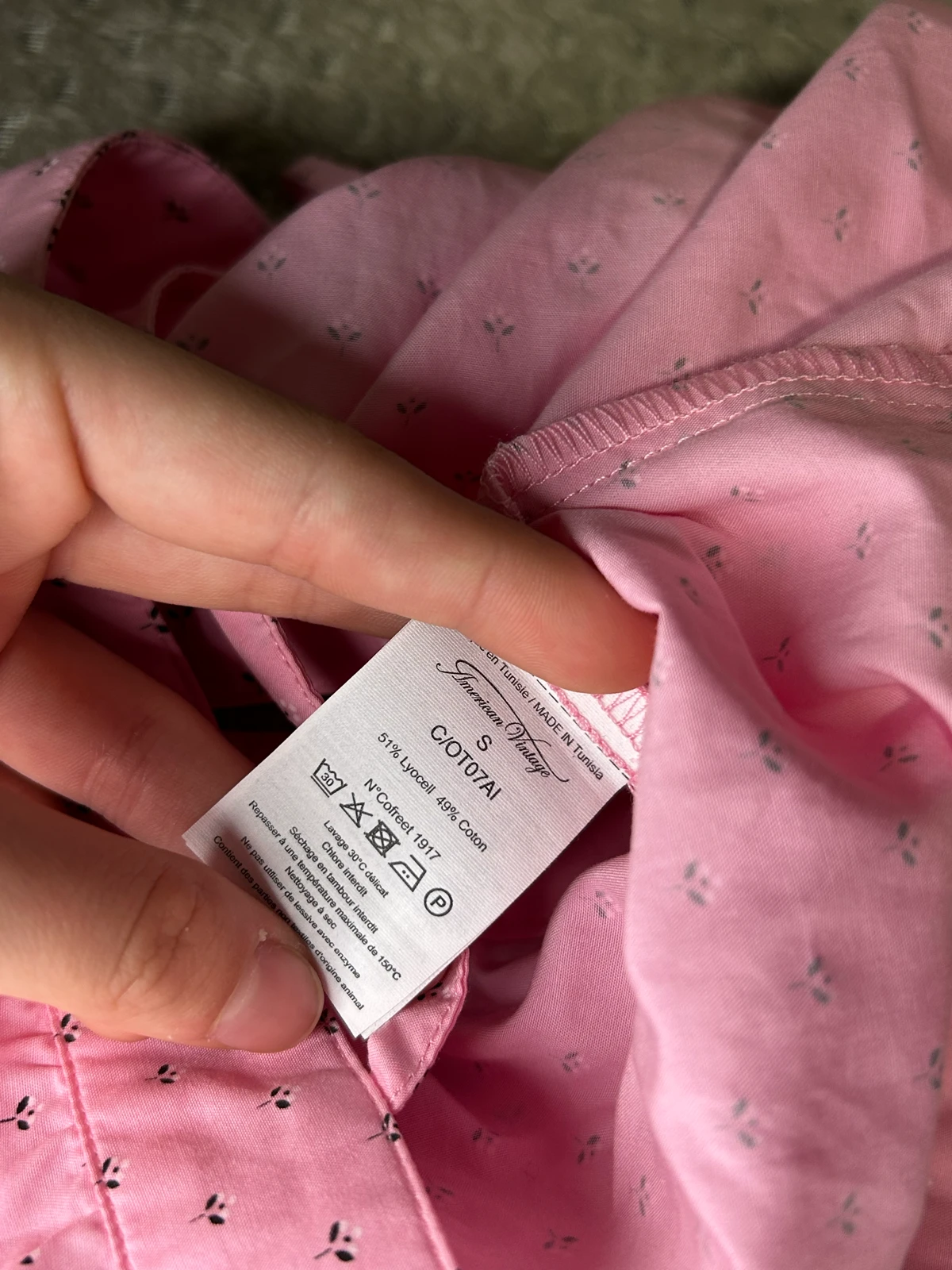 American Vintage roze top na bretele