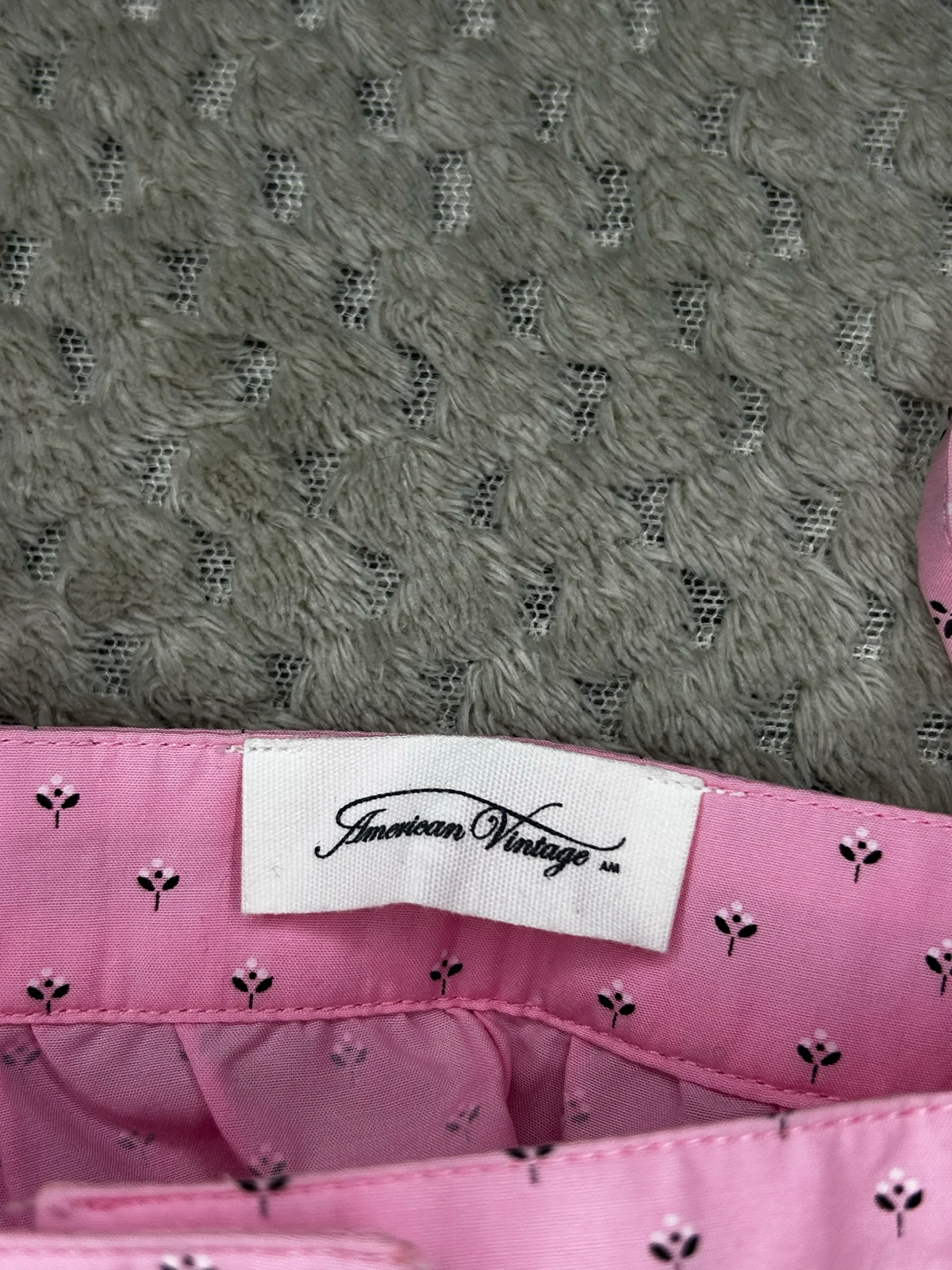 American Vintage roze top na bretele