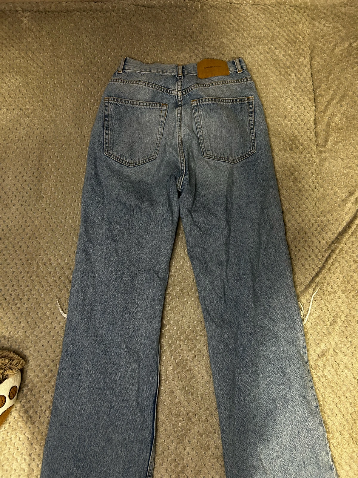 Pull&Bear plave iscepane farmerke