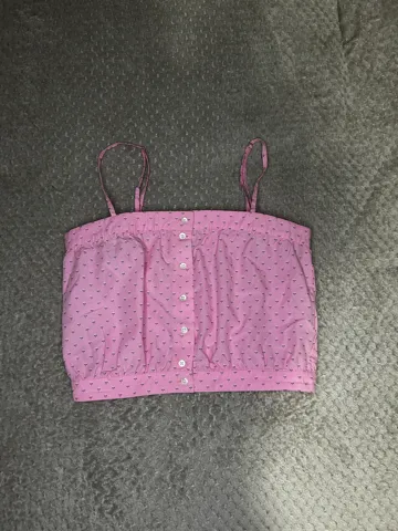 American Vintage roze top na bretele