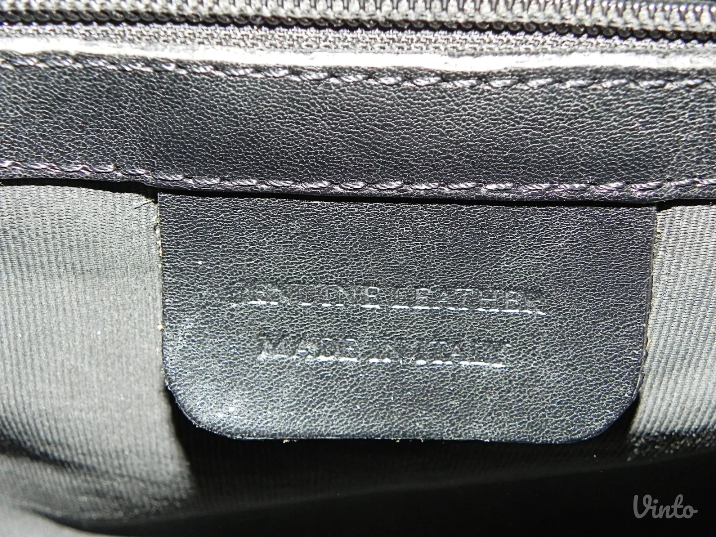 GENUINE LEATHER Made in Italy,kao nova kožna veća tašna