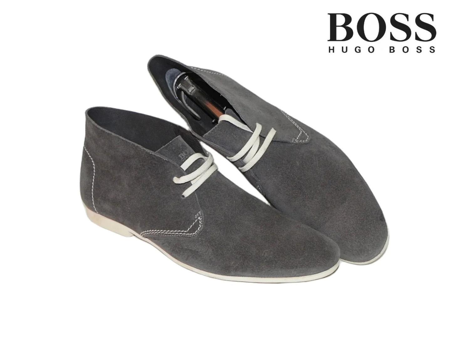 *BOSS Hugo Boss muške cipele 46–prevrnuta koža,original