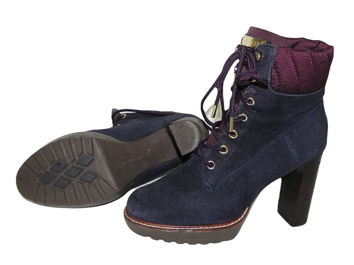 **TOMMY HILFIGER** kožne gležnjače-kratke čizme br.36