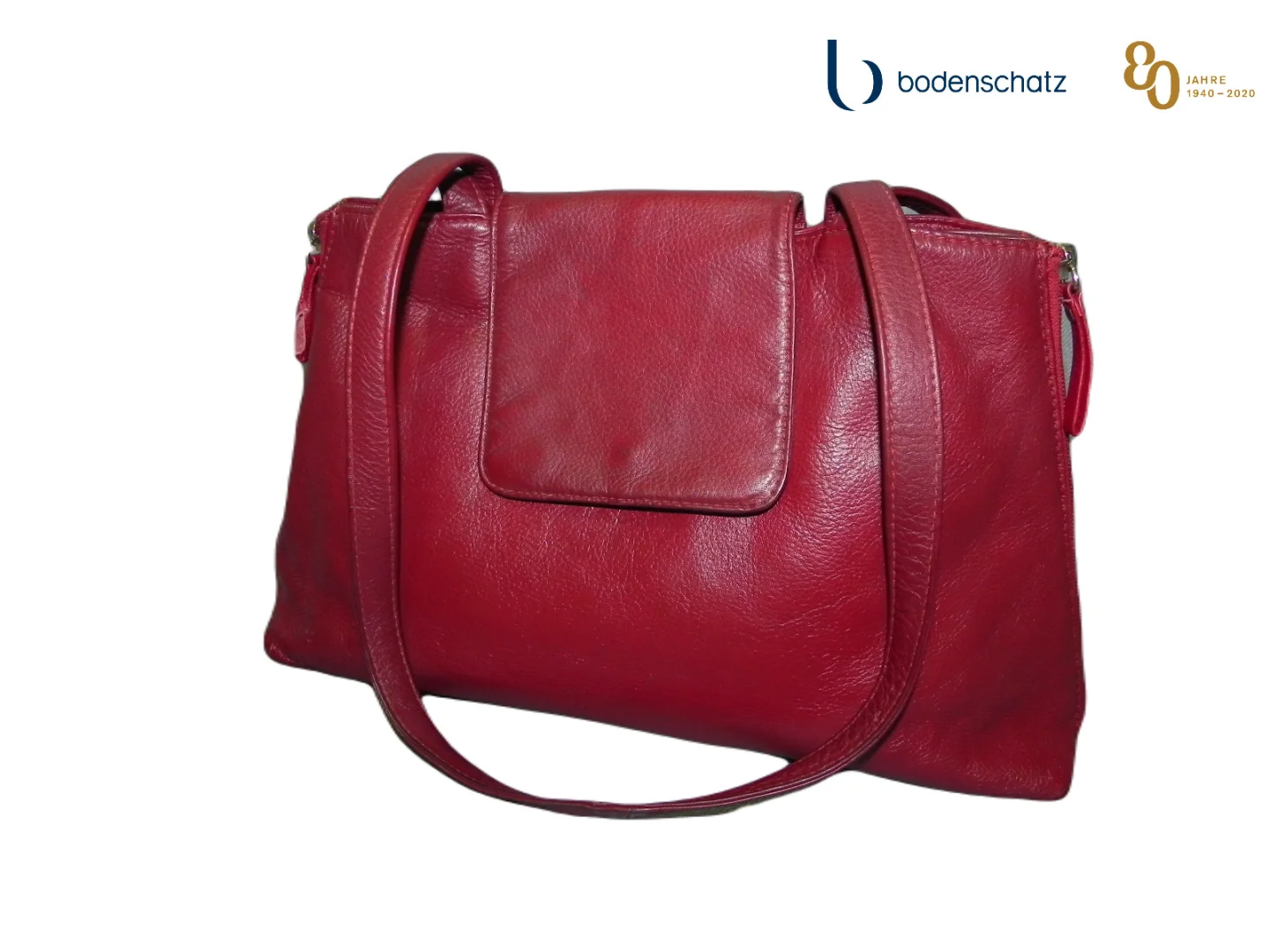 **BODENSCHATZ bags&more**kožna bordo torba preko ramena