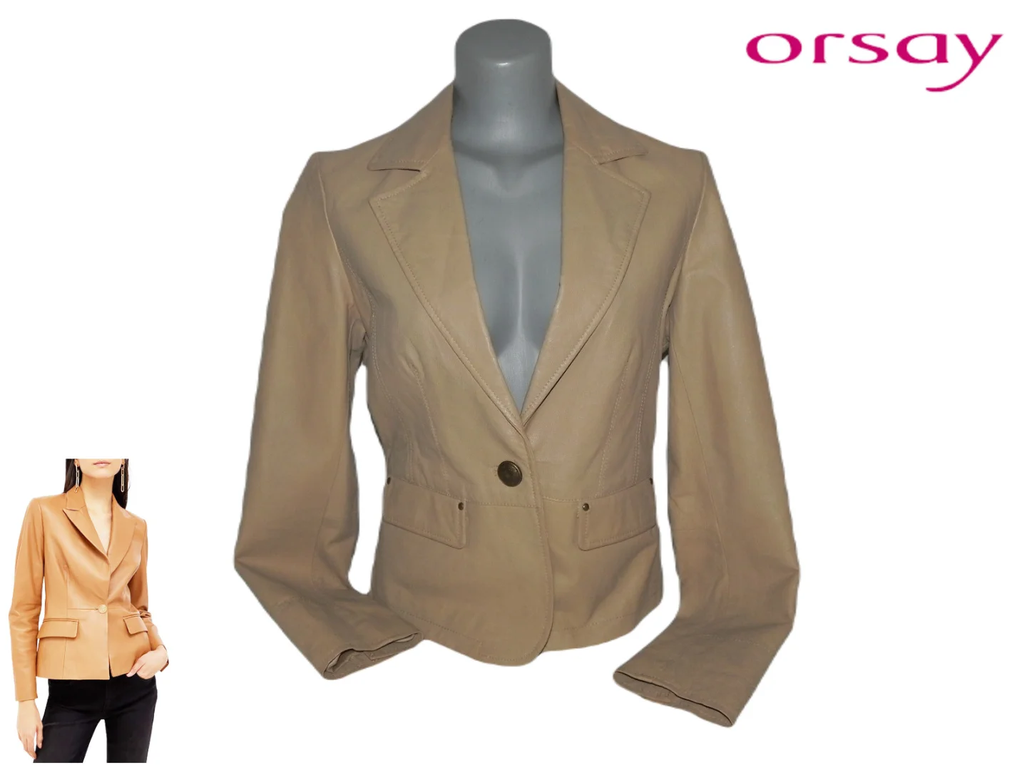 **ORSAY**kožni sako-jakna-NOVO ve.38