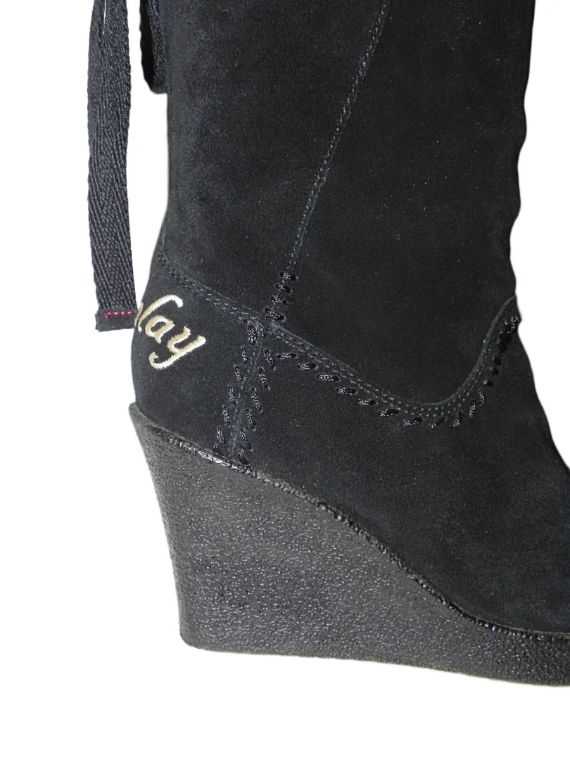 **REPLAY**kožne duge čizme-ortoped peta br.40