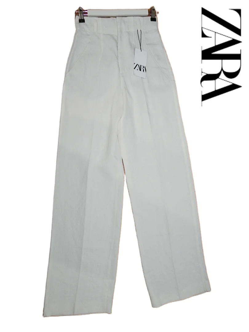 **ZARA** nove sa etiketom lanene pantalone vel.XS