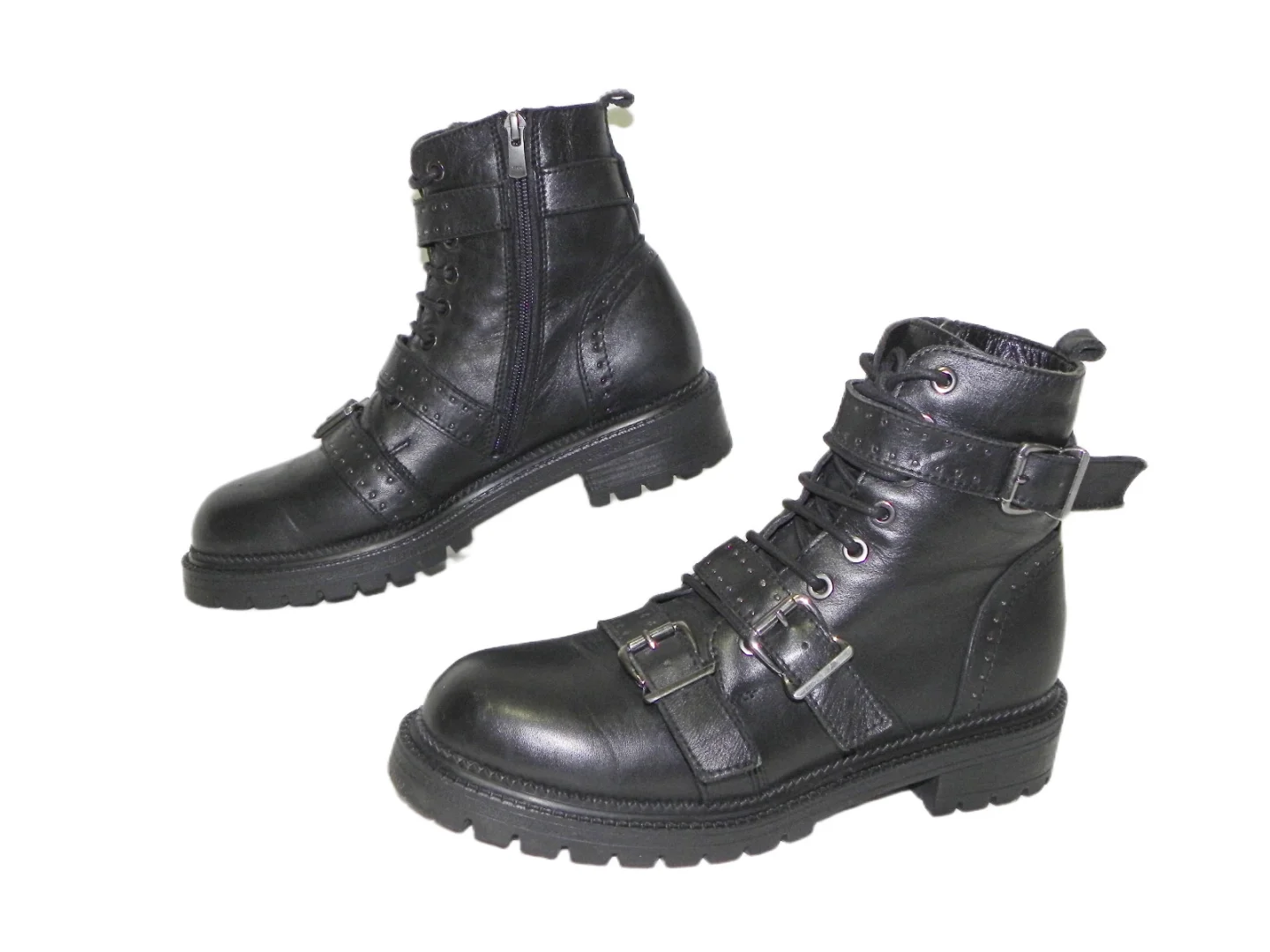 **KOŽNE ATRAKTIVNE-URBANE KOŽNE ČIZME**br.40