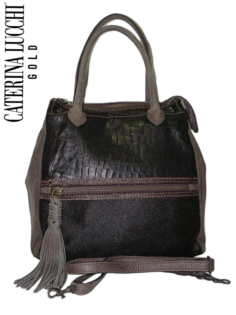 **CATERINA LUCCHI**kožna torba–čokoladno braon, Italija