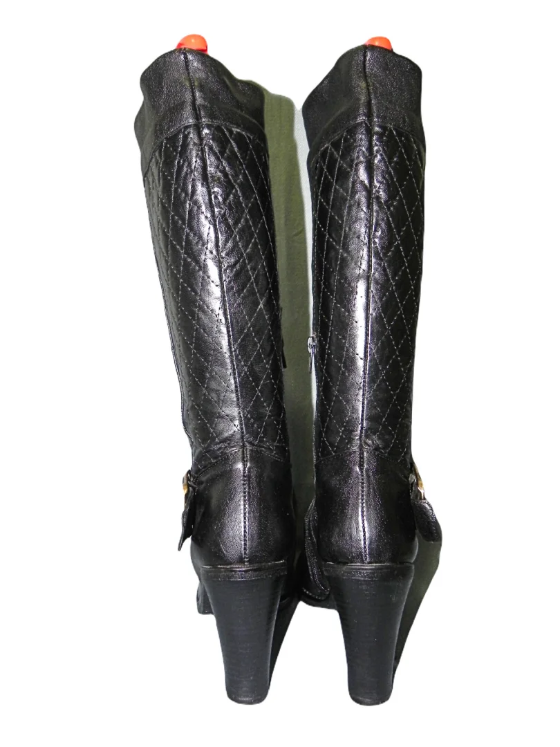 **LABRADOR-hand made**kožne duge na štiklu čizme br.37