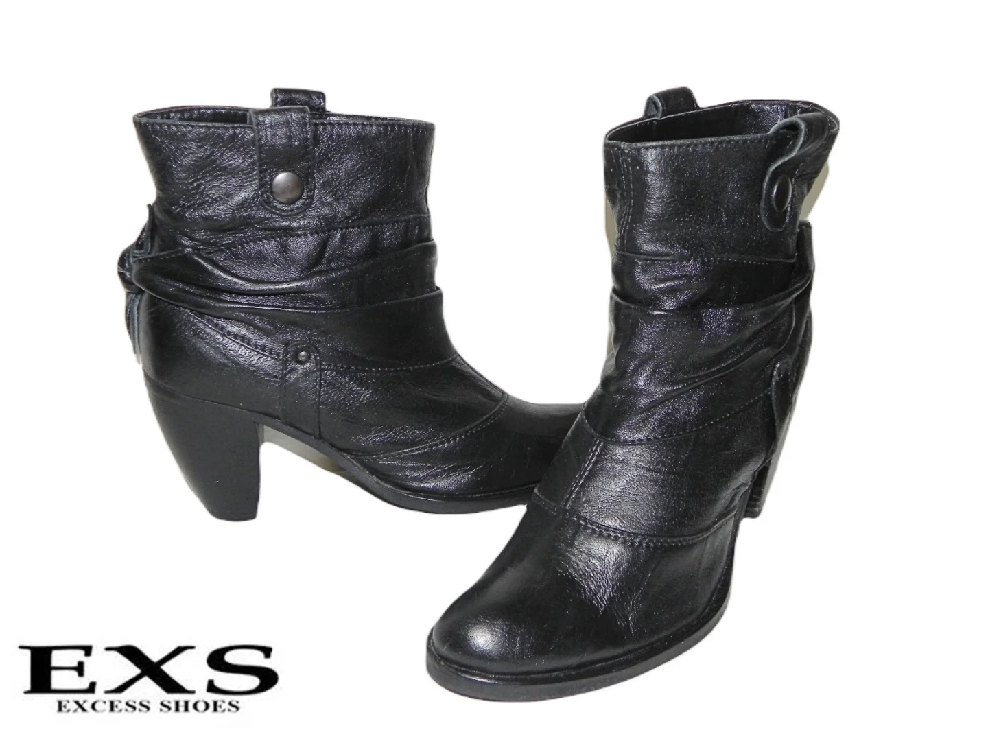 *EXS-Made in Italy*kožne kratke čizme-kaubojke br.37