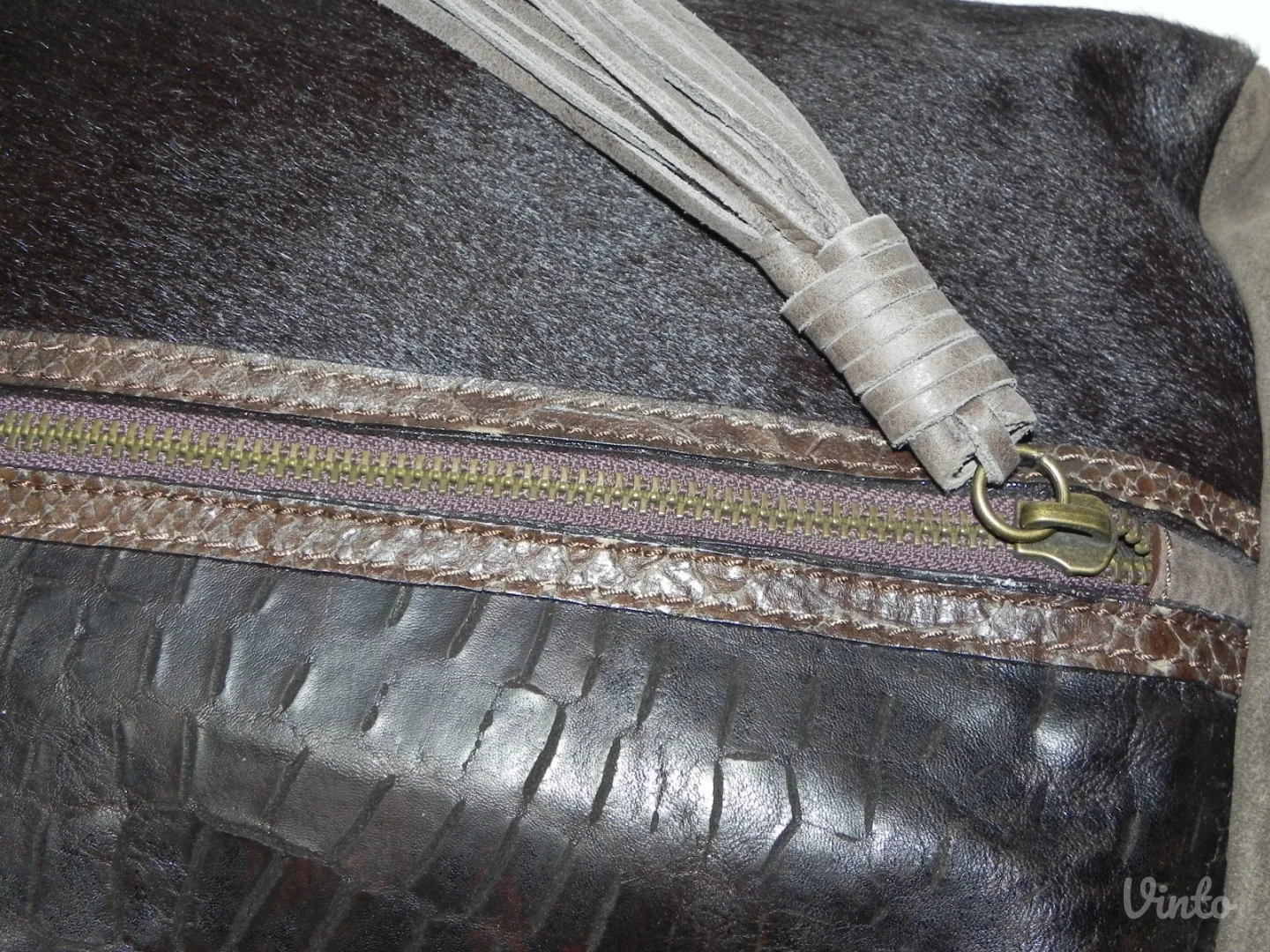 **CATERINA LUCCHI**kožna torba–čokoladno braon, Italija