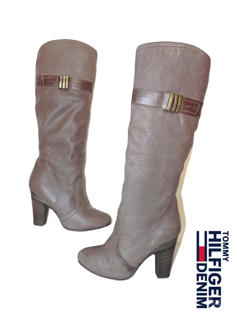 **TOMMY HILFIGER**savršene,kožne duge čizme br.38