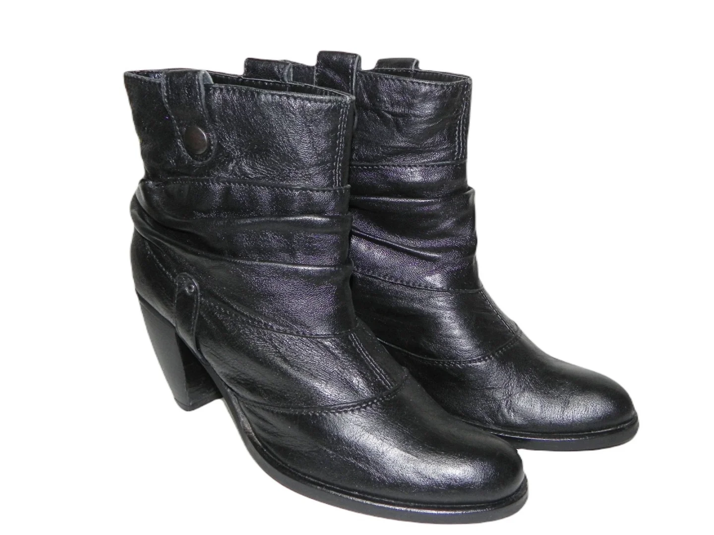 *EXS-Made in Italy*kožne kratke čizme-kaubojke br.37