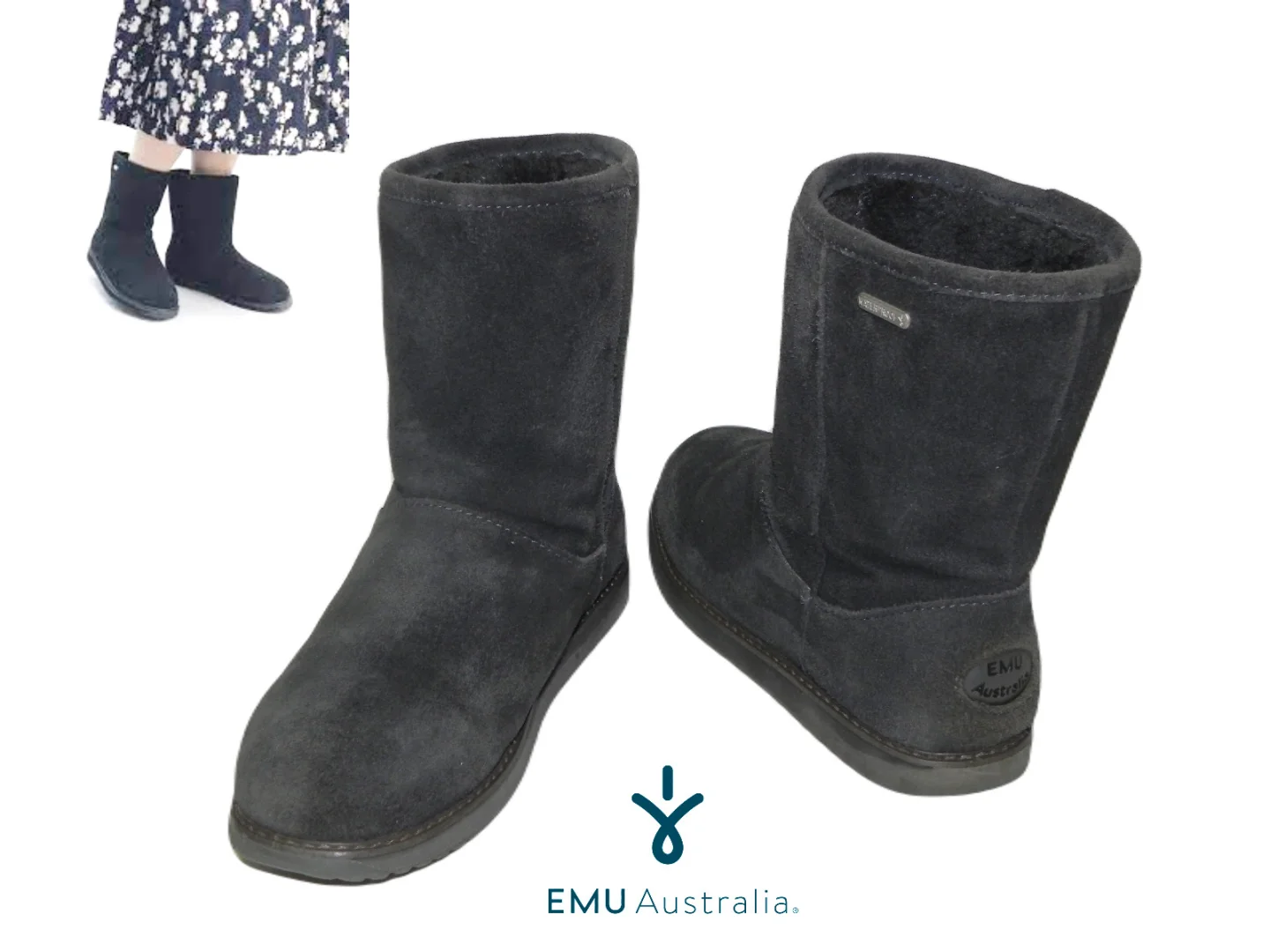 **EMU Australia-waterproof**kožne,tople čizme br.39