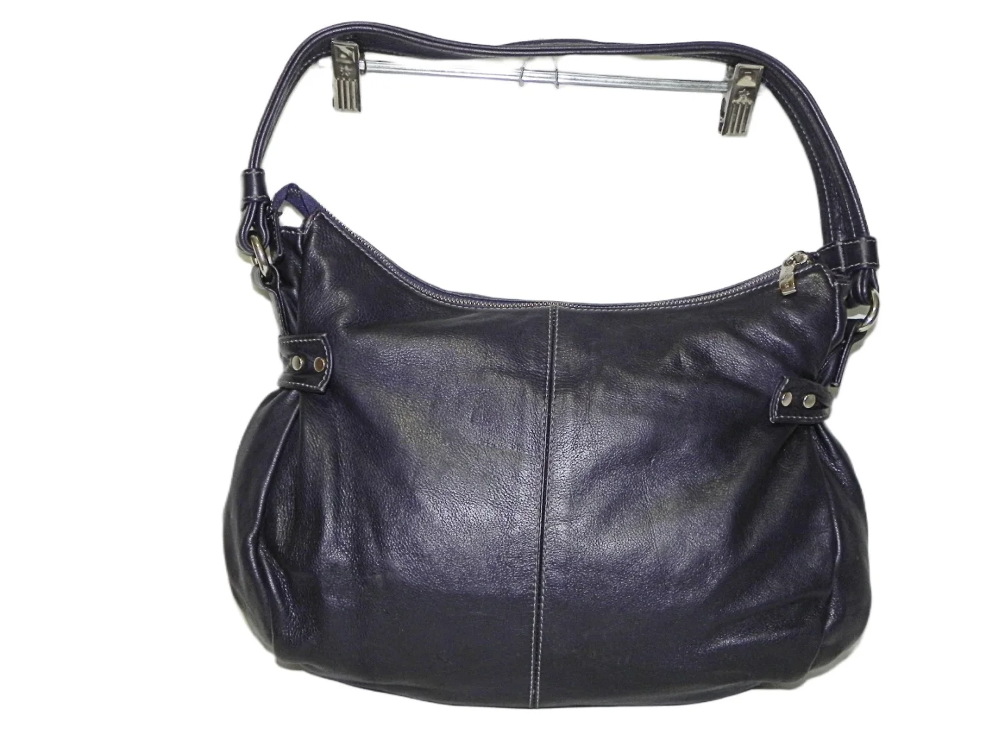 *SALAMANDER**kožna torba – tamno ljubičasta, hobo model