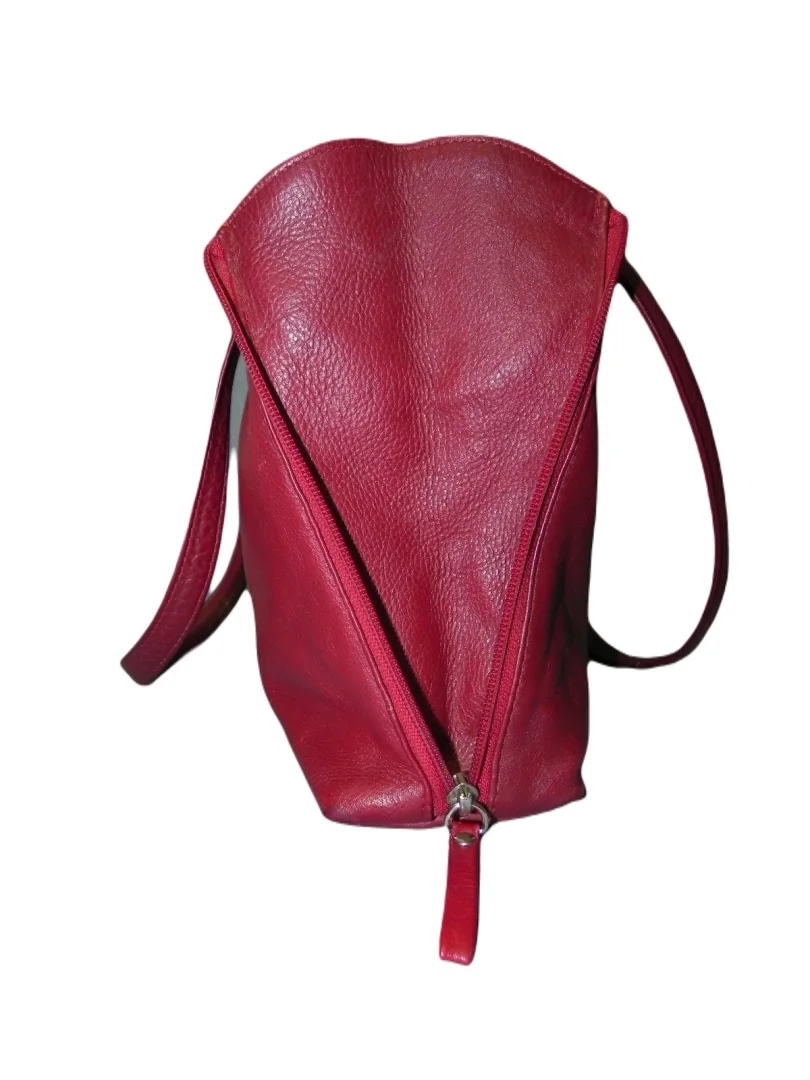 **BODENSCHATZ bags&more**kožna bordo torba preko ramena