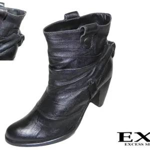 *EXS-Made in Italy*kožne kratke čizme-kaubojke br.37