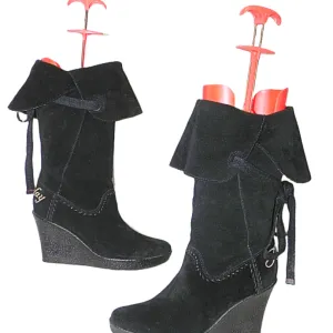 **REPLAY**kožne duge čizme-ortoped peta br.40