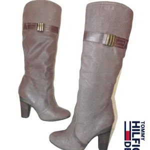 **TOMMY HILFIGER**savršene,kožne duge čizme br.38