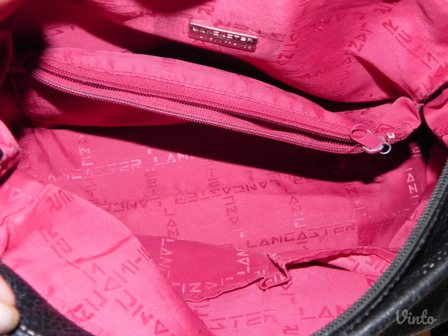 **LANCASTER**vrhunska kožna veća torba-preko ramena