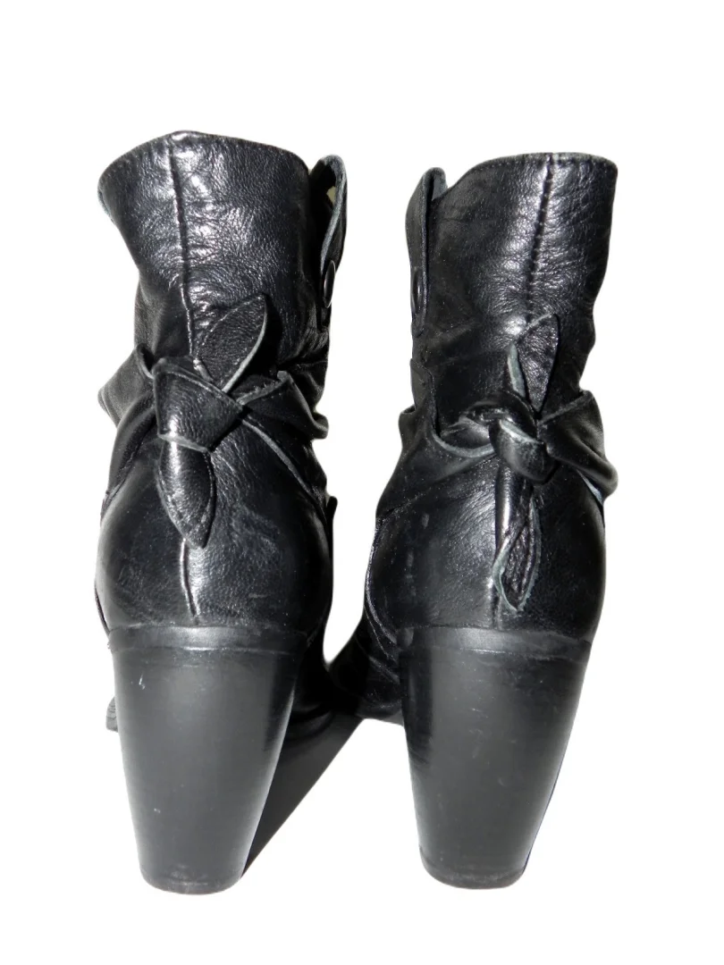 *EXS-Made in Italy*kožne kratke čizme-kaubojke br.37