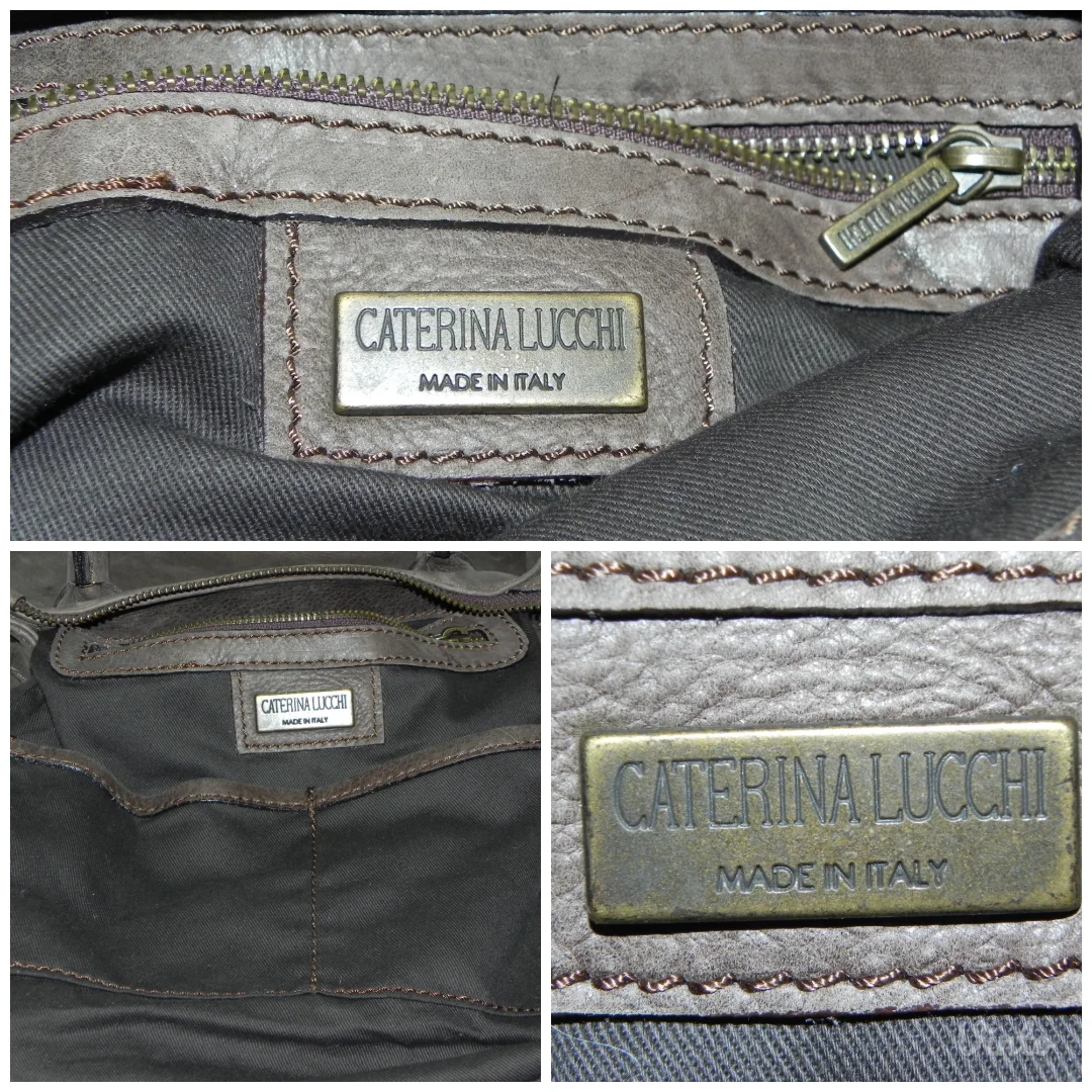 **CATERINA LUCCHI**kožna torba–čokoladno braon, Italija