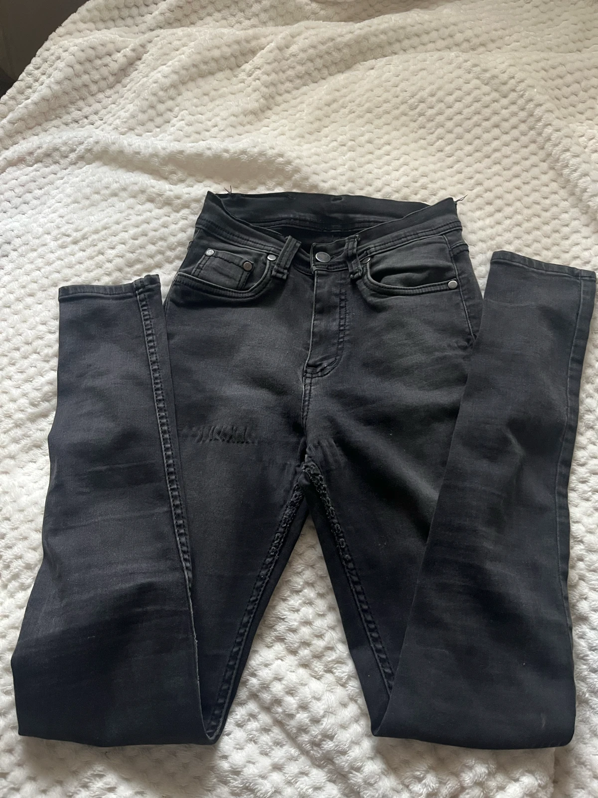 original jeans crne uske farmerke