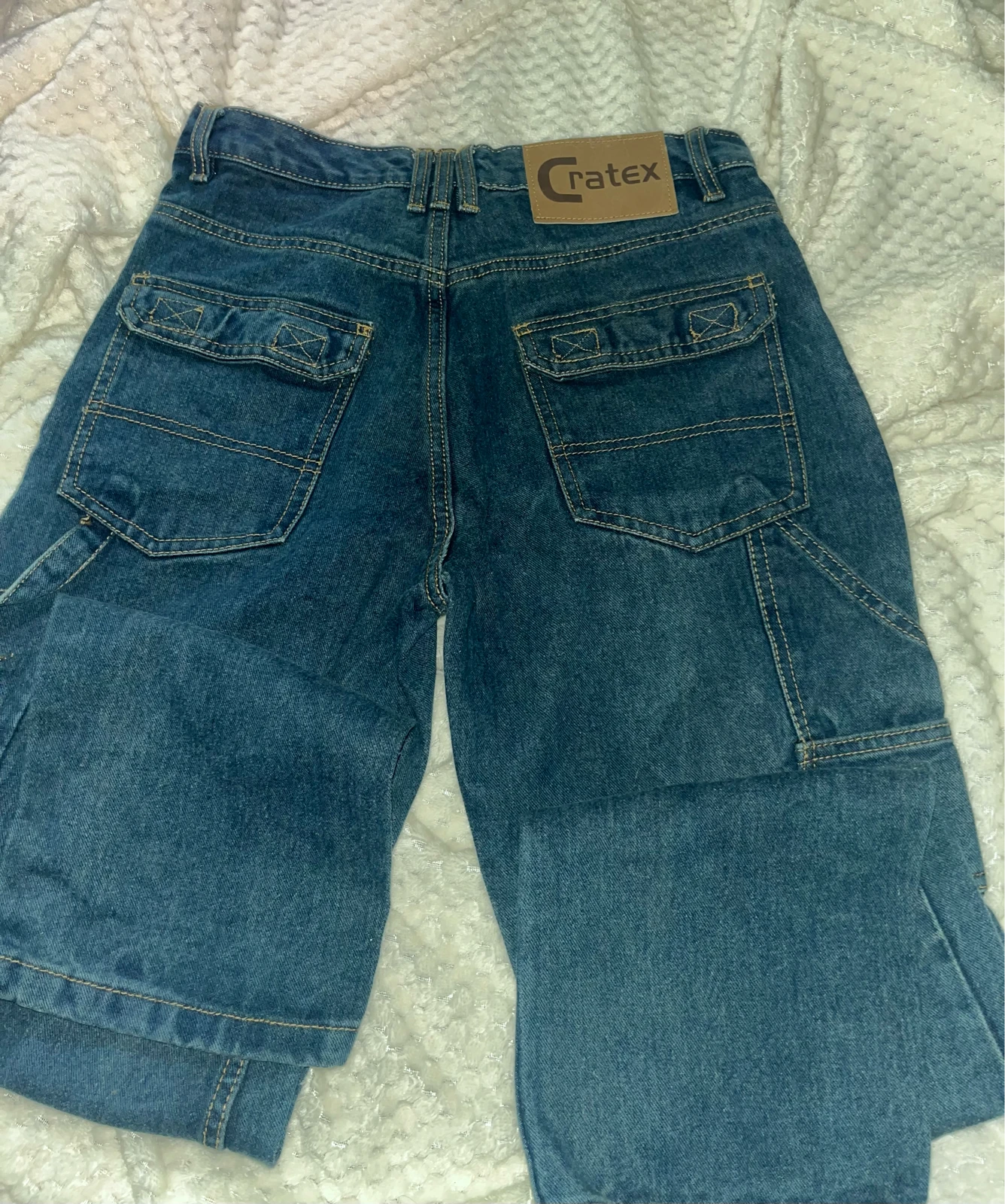 cratex plave teksas farmerke kargo stila