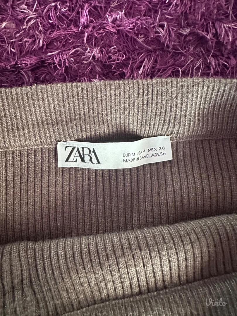 Zara siva mini suknja