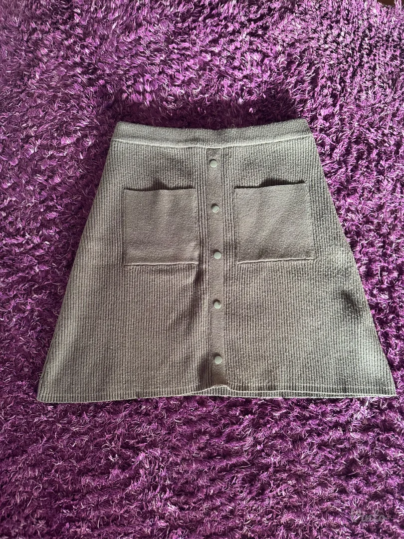 Zara siva mini suknja