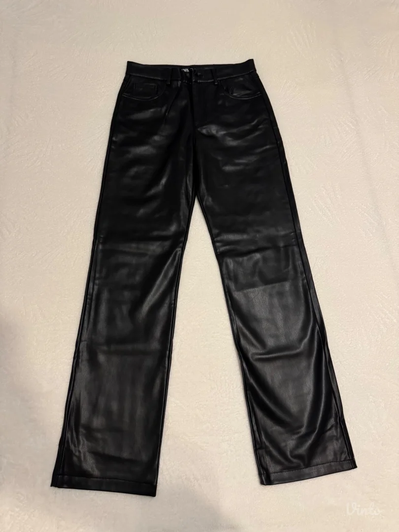 zara kozne pantalone