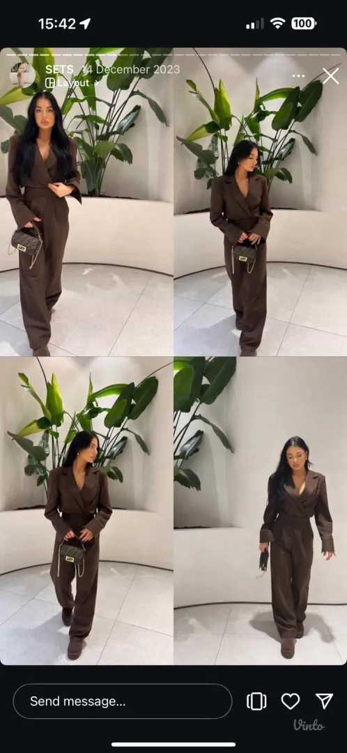 Komplet (pantalone i kosulja) Andress design