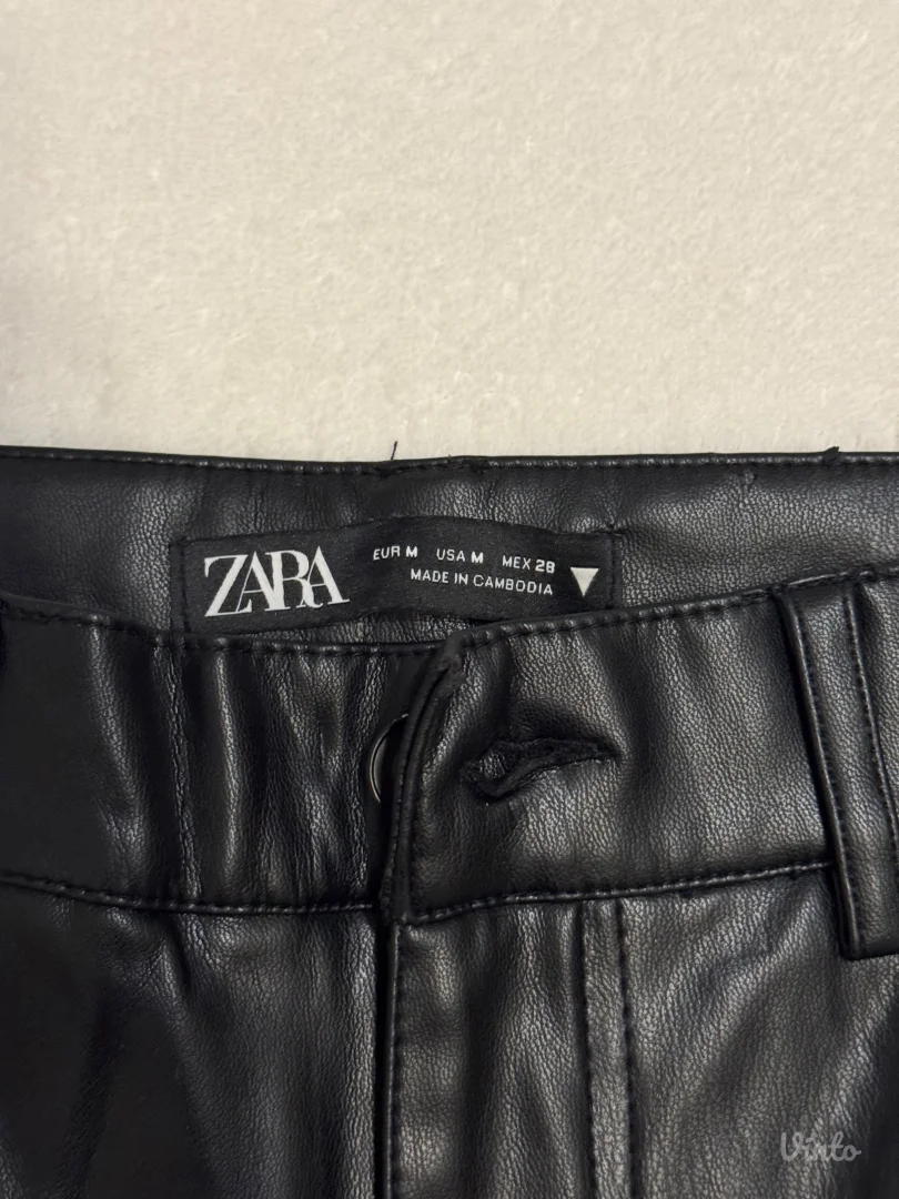 zara kozne pantalone