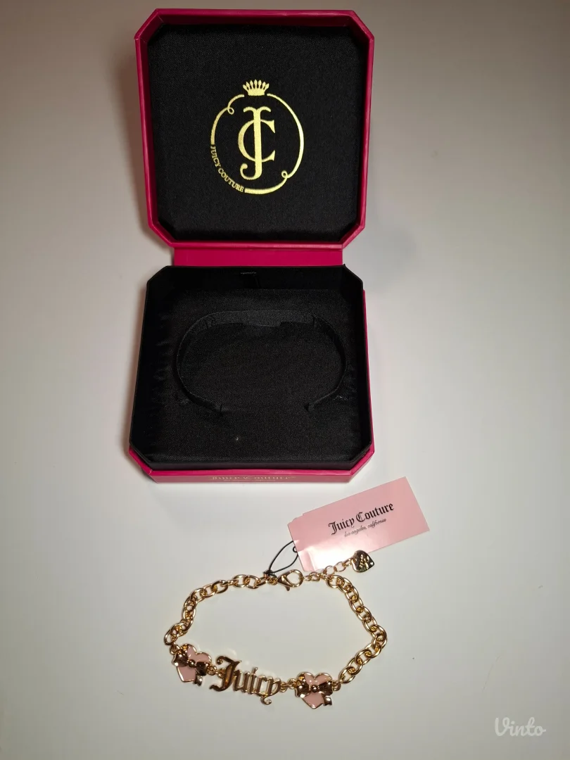 NOVA zlatna Juicy Couture narukvica + kutija
