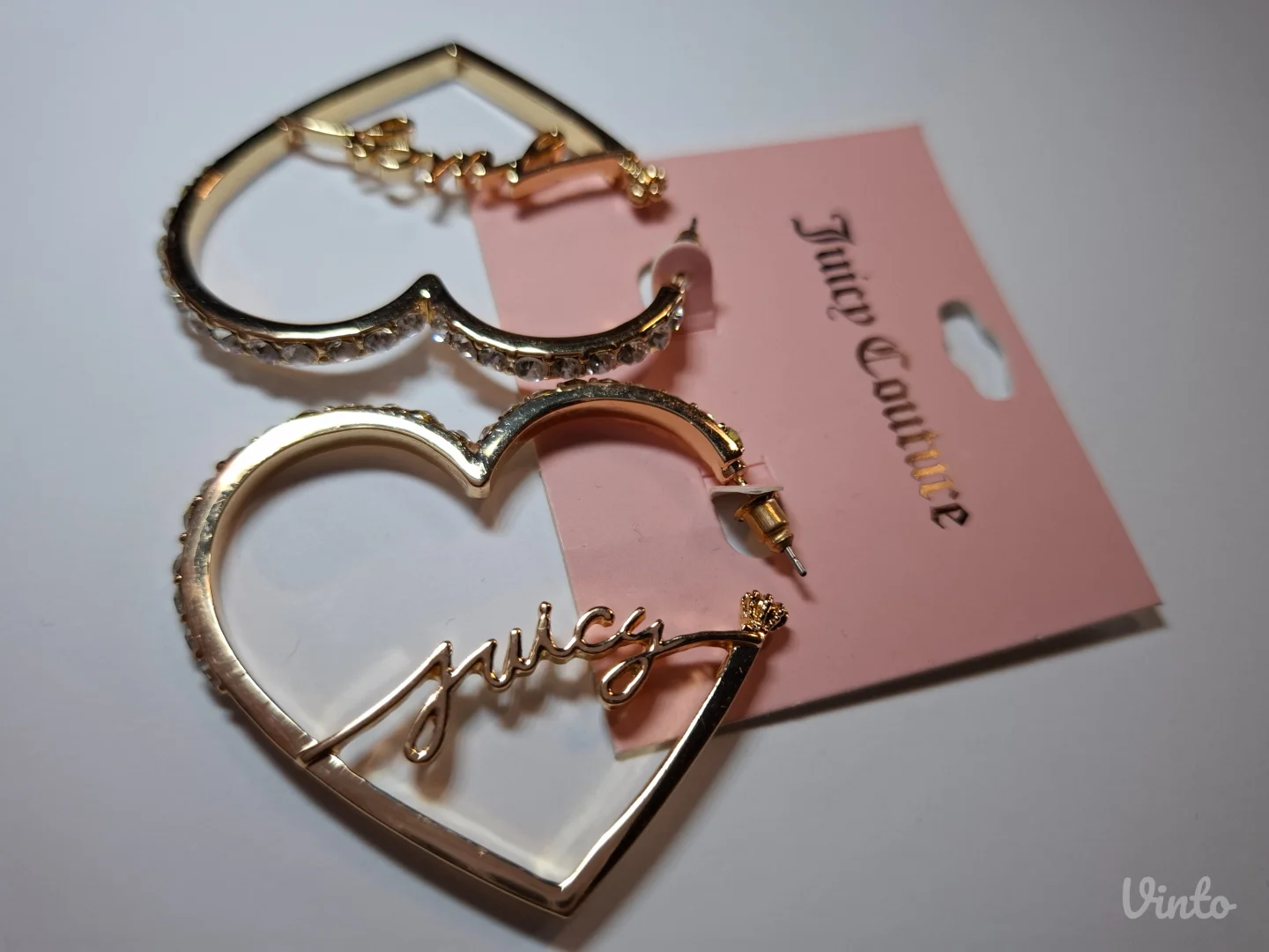 NOVE Juicy Couture mindjuse srce sa cirkonima