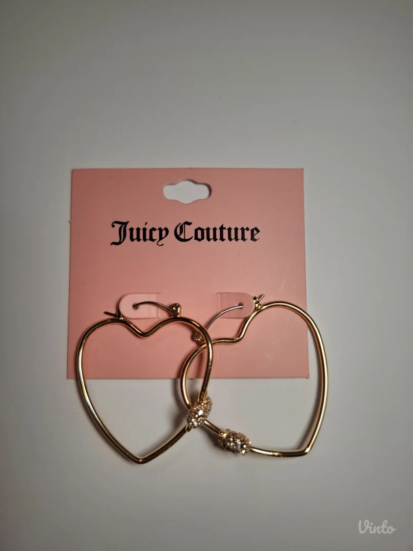 Nove zlatne Juicy Couture srce cherry mindjuse