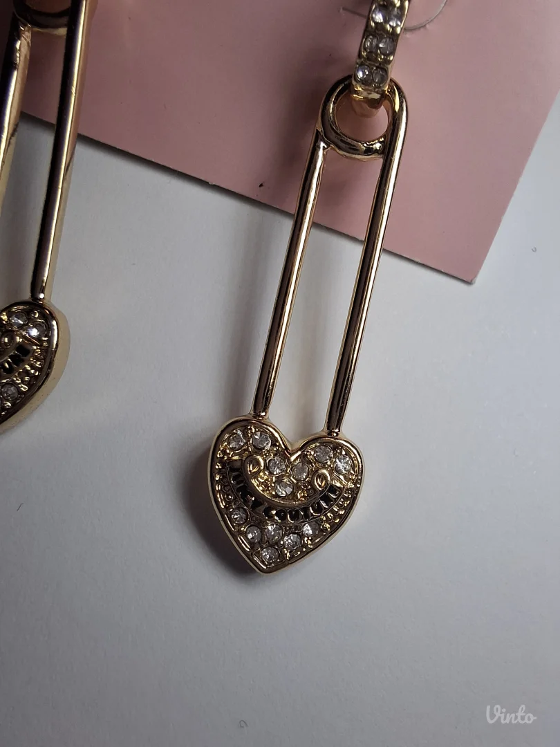 Nove original zlatne Juicy Couture srce mindjuse