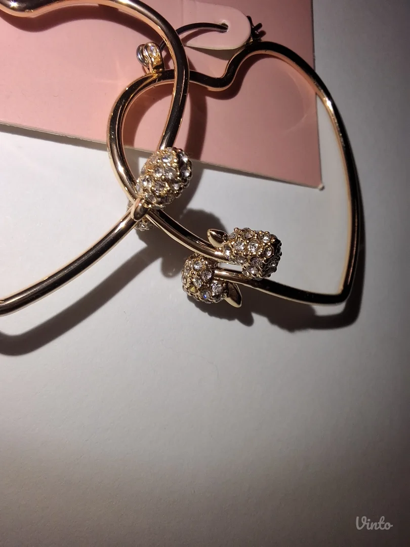 Nove zlatne Juicy Couture srce cherry mindjuse