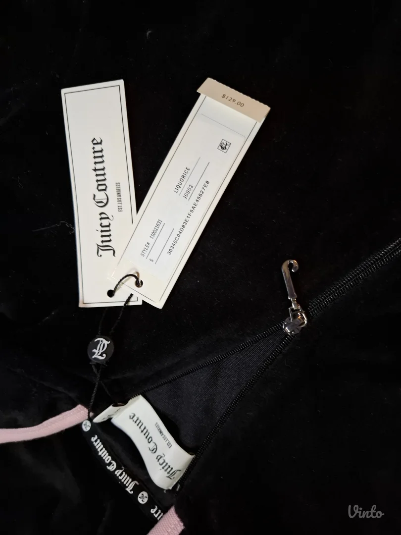 NOVA Juicy Couture roze/crna trenerka set S/36